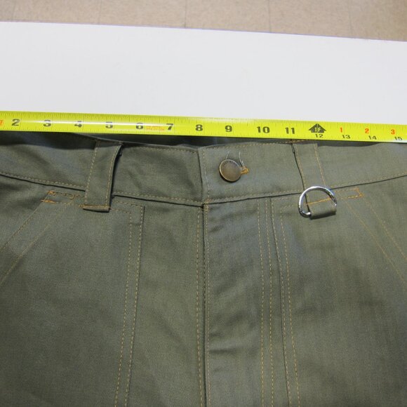 Jaefields Cargo Monkey Pants Military Green  (16" Across Waist/31-32" Inseam ) - Picture 7 of 9